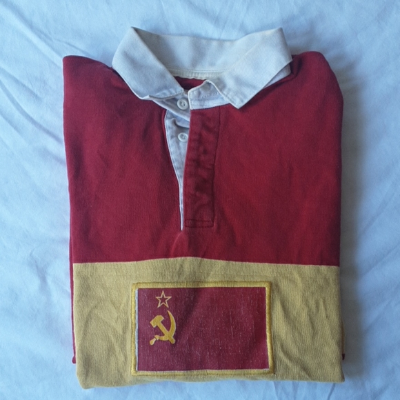 Vintage Long Sleeve Polo by Dehen - Picture 2 of 5